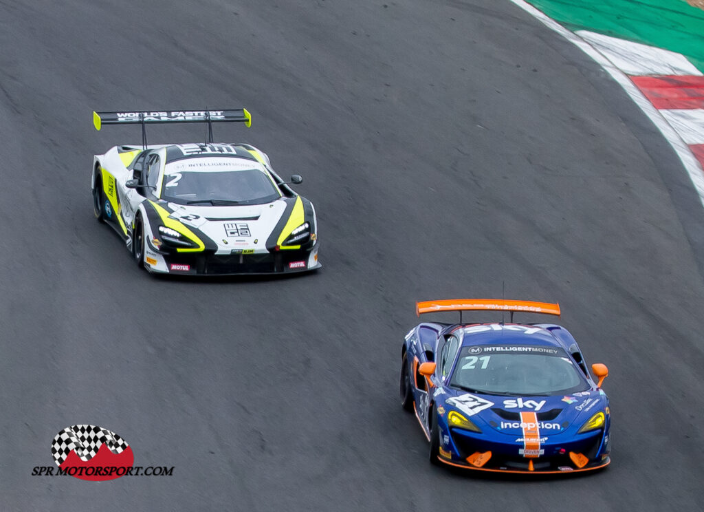 Balfe Motorsport, McLaren 570S GT4 (21) / Jenson Team Rocket RJN, McLaren 720S GT3 (2).