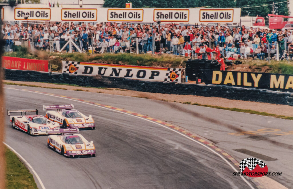 TWR, Silk Cut Jaguar XJR-8 (4,5) / Liqui Moly Equipe/BLR, Porsche 962C GTi (15).