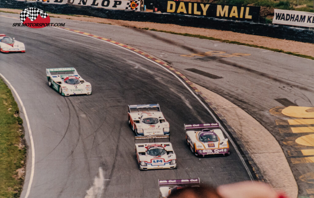 Liqui Moly Equipe/BLR, Porsche 962C GTi (15) / TWR, Silk Cut Jaguar XJR-8 (4) / Joest Racing, Porsche 962C (7) / Brun Motorsport, Porsche 962C (2).