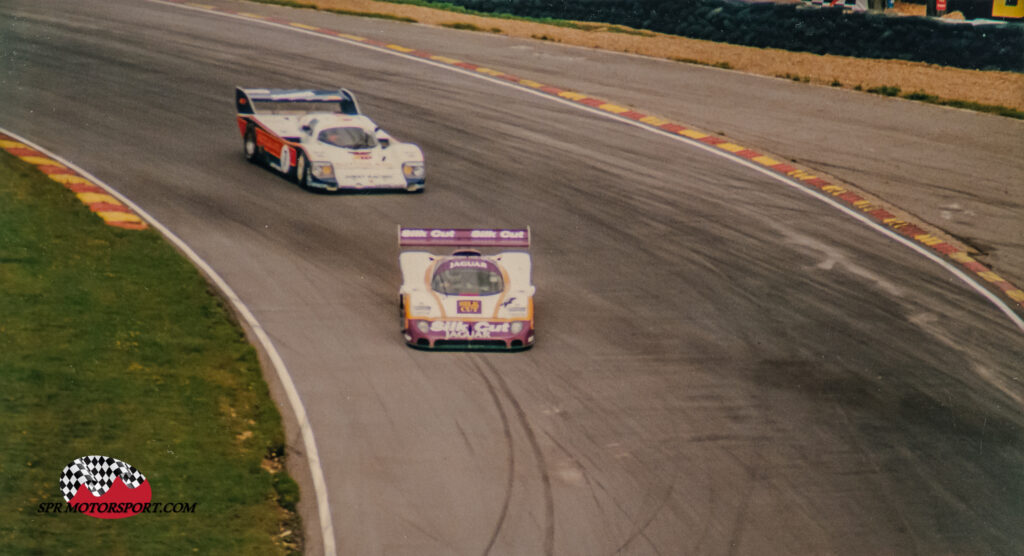 TWR, Silk Cut Jaguar XJR-8 (4) / Joest Racing, Porsche 962C (7).