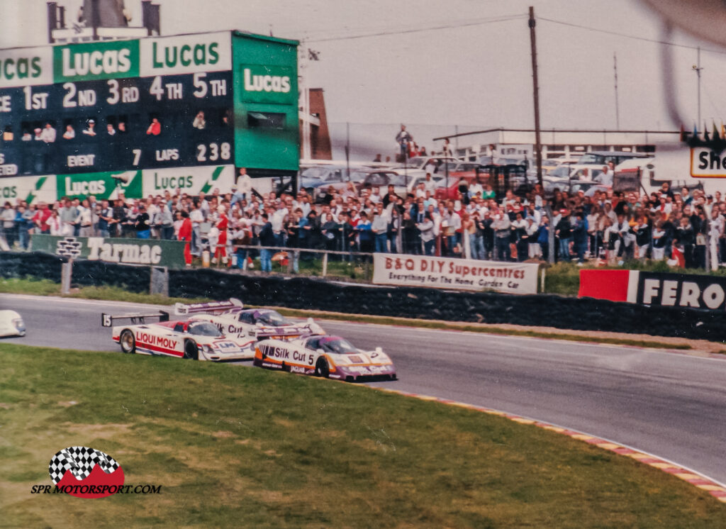 TWR, Silk Cut Jaguar XJR-8 (4,5) / Liqui Moly Equipe/BLR, Porsche 962C GTi (15).