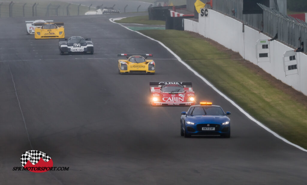 Richard Lloyd Racing, Porsche 962C (14) / Argo JM19D (181) / Kouros Racing, Sauber Mercedes C8 (62) / Spice Chevrolet SE89P (65).