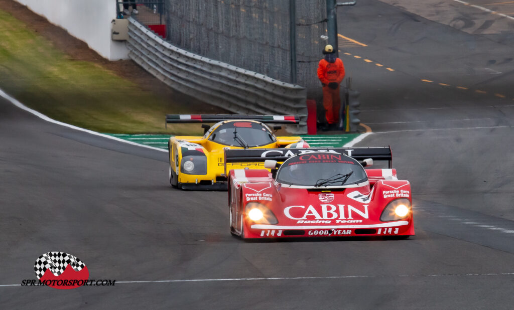 Richard Lloyd Racing, Porsche 962C (14) / Argo JM19D (181).