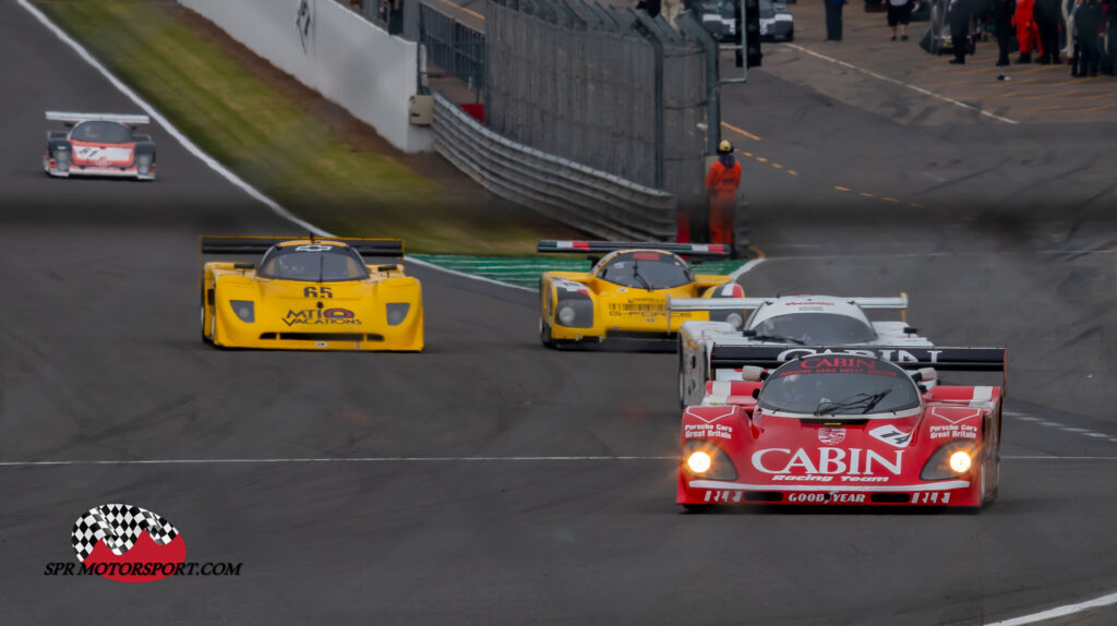 Richard Lloyd Racing, Porsche 962C (14) / Obermaier, Spice SE90C (85) / Spice Chevrolet SE89P (65) / Argo JM19D (181).