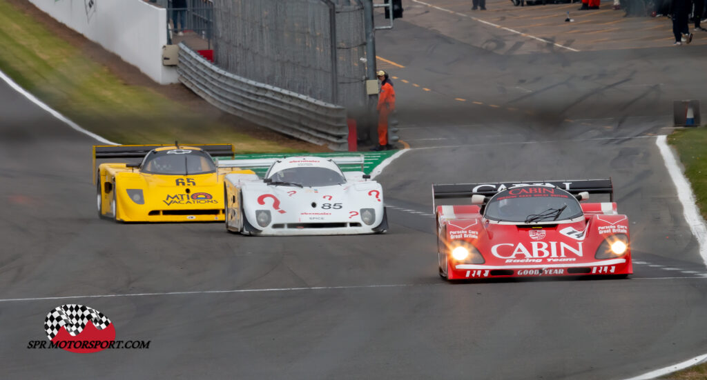 Richard Lloyd Racing, Porsche 962C (14) / Obermaier, Spice SE90C (85) / Spice Chevrolet SE89P (65).