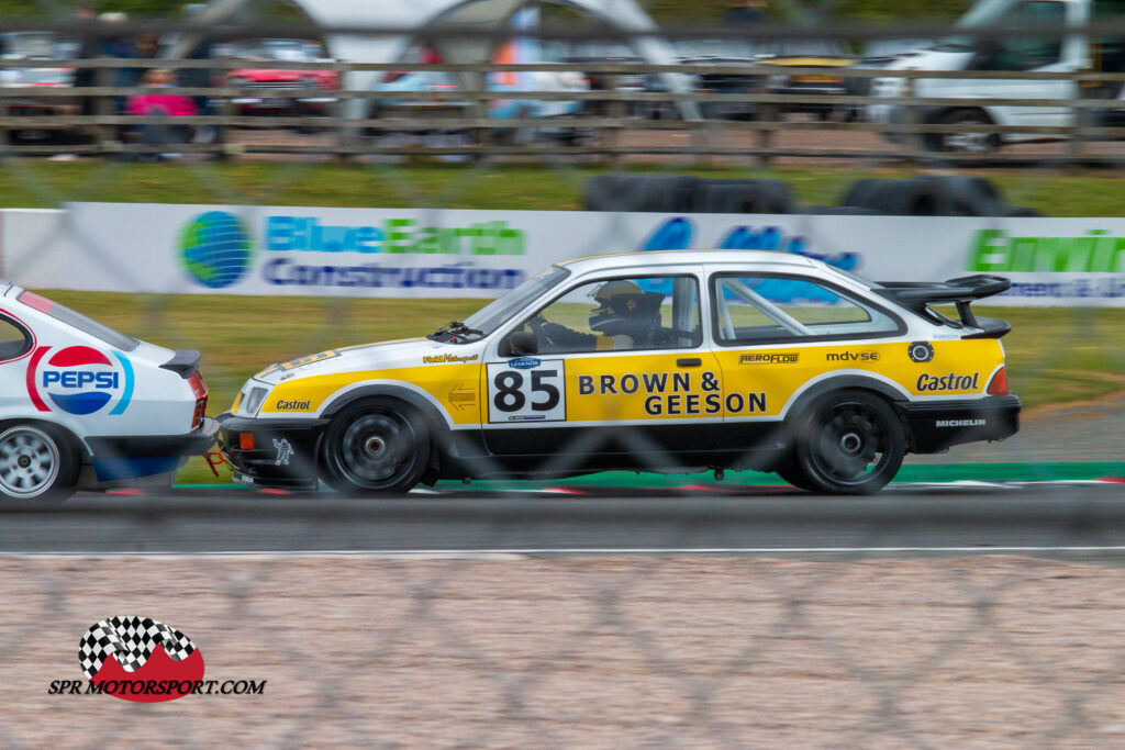 Brown and Geeson, Ford Sierra Cosworth RS500.