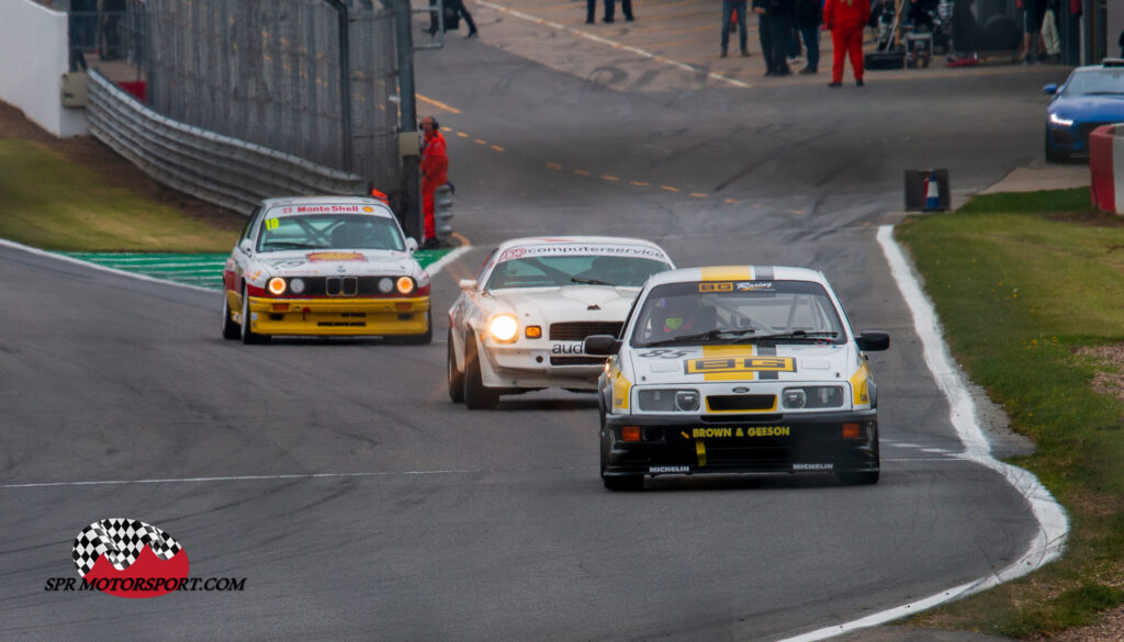 Brown and Geeson, Ford Sierra Cosworth RS500 / Chevrolet Camero / Monte Shell, BMW M3.