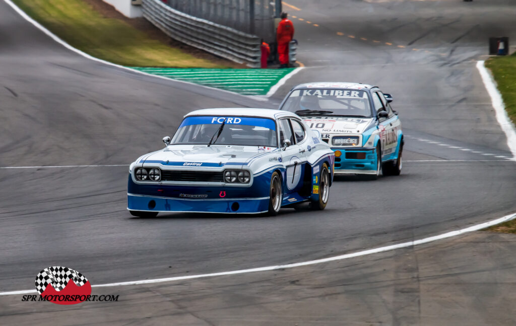 Ford Capri RS3100 (7) / Kaliber Ford Team, Ford Sierra Cosworth RS500 (10).