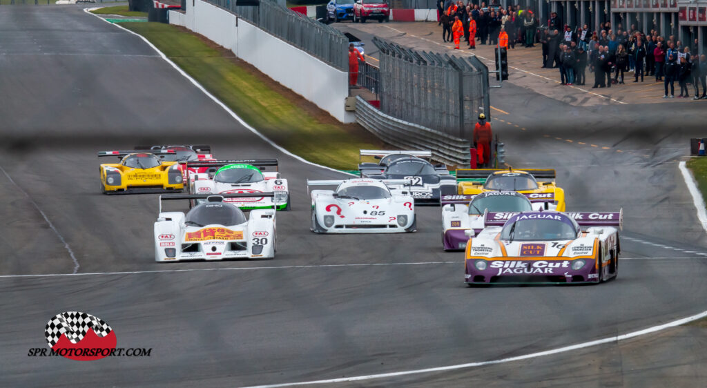 Donington Historic Festival, 2022 Race Start.