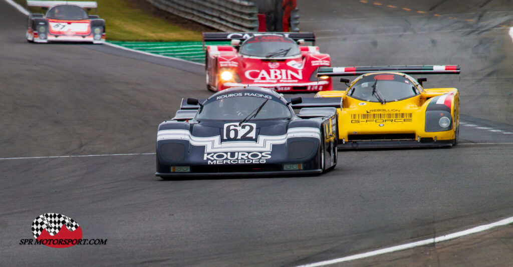 Kouros Racing, Sauber Mercedes C8 (62) / Argo JM91D (181) / Richard Lloyd Racing, Porsche 962C (14).