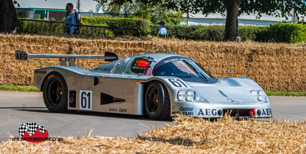 Sauber Mercedes C9, Driven by Kenny Acheson.