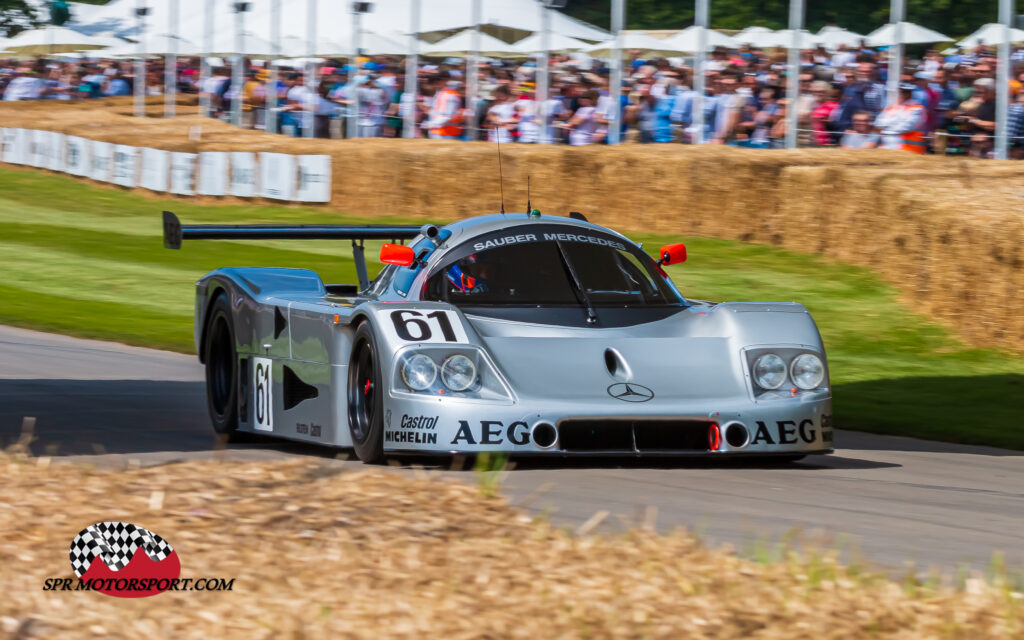 Sauber Mercedes C9, Driven by Kenny Acheson.