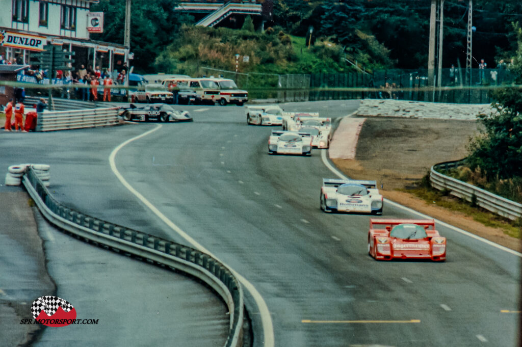 Brun Motorsport, Porsche 962C (17) / Rothmans Porsche, Porsche 962C (1,2) / TWR, Silk Cut Jaguar XJR-6 (51,52) / Liqui Moly Equipe, Porsche 956 (14).