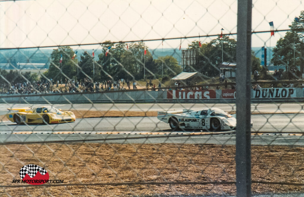 Joest Racing, Porsche 962C (8) /Roland Bassaler, Sauber BMW SHS C6 (108).