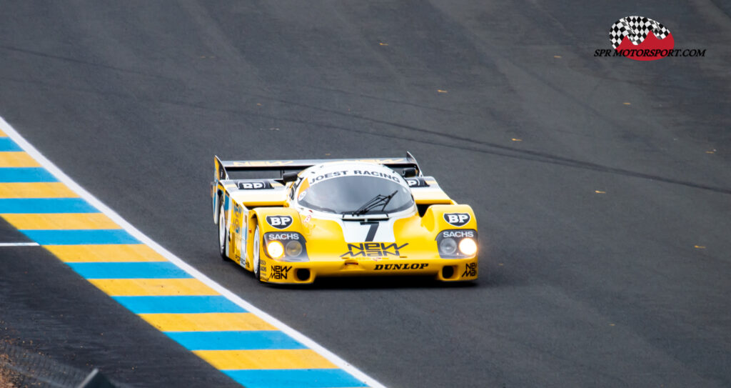 1985, Joest Racing, New Man Porsche 956B.