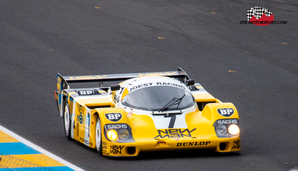 1985, Joest Racing, New Man Porsche 956B.