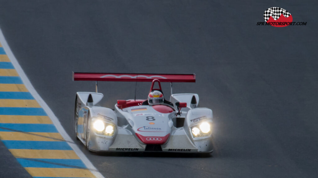 2000, Audi Sport Team Joest, Audi R8, Driven by Tom Kristensen.