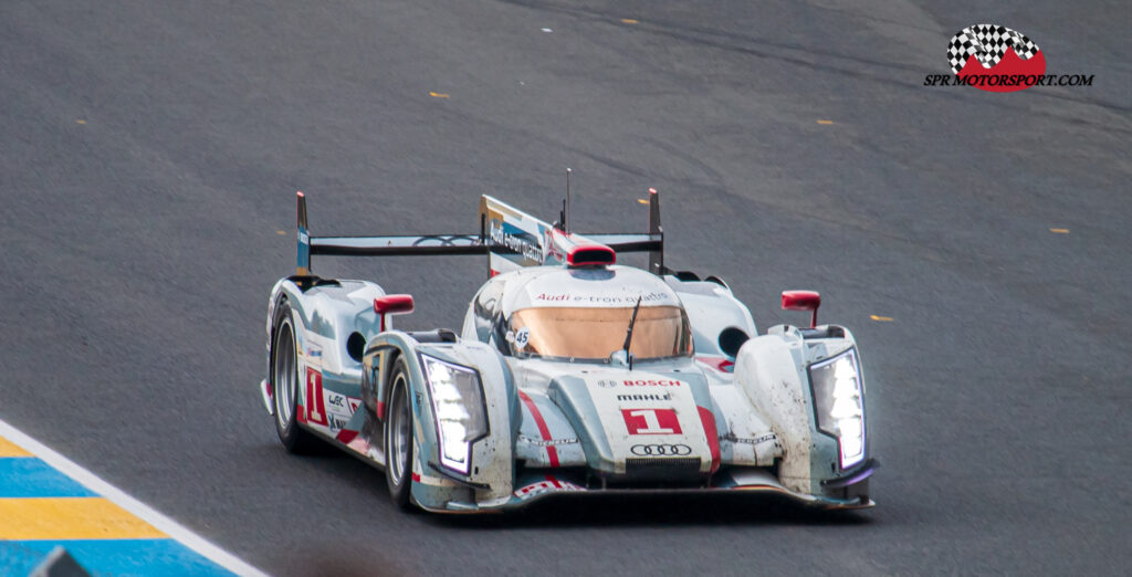 2012, Audi Sport Team Joest, Audi R18 E-Tron Quattro.