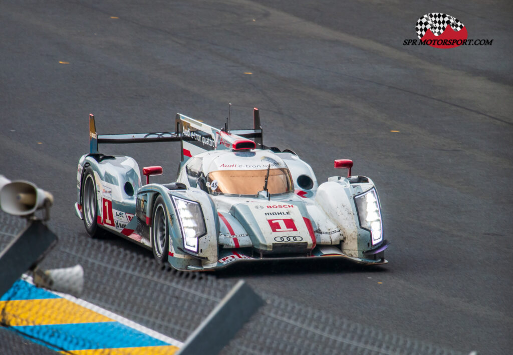 2012, Audi Sport Team Joest, Audi R18 E-Tron Quattro.