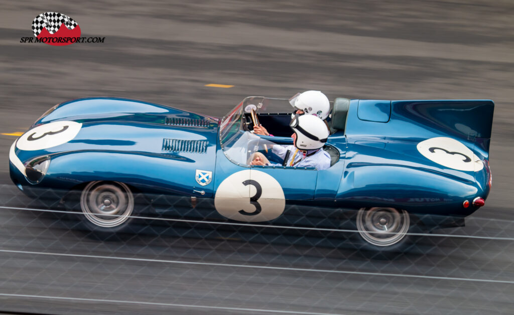 1957, Ecurie Ecosse, Long Nose Jaguar D-Type.