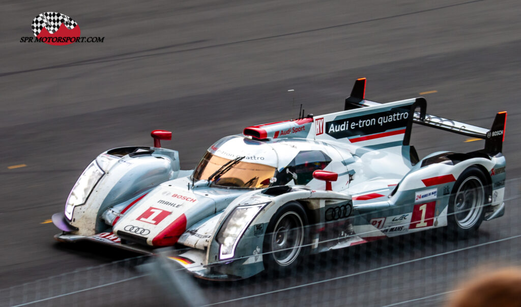 2012, Audi Sport Team Joest, Audi R18 E-Tron Quattro.