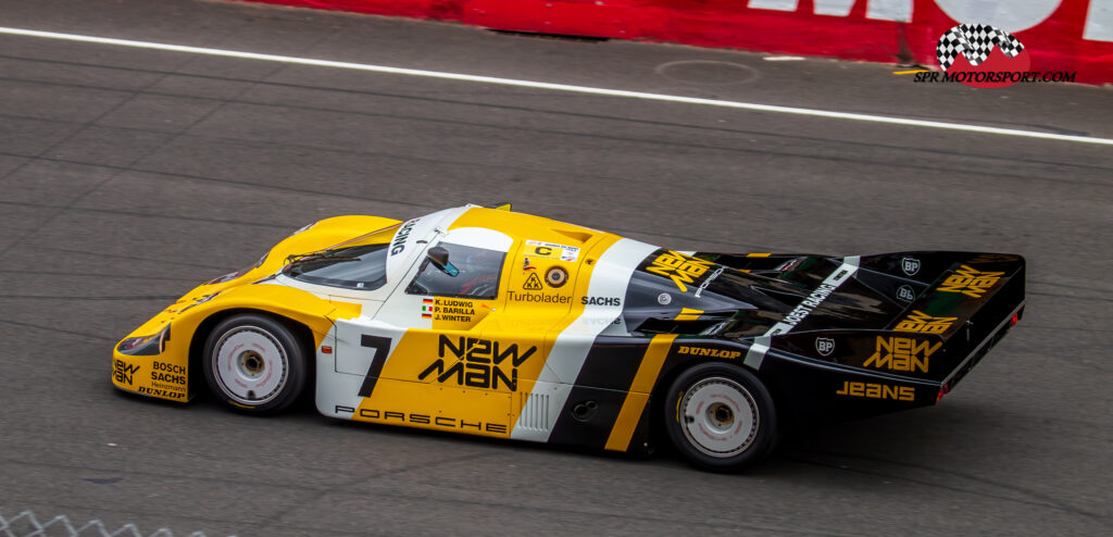 1985, Joest Racing, New Man Porsche 956B.