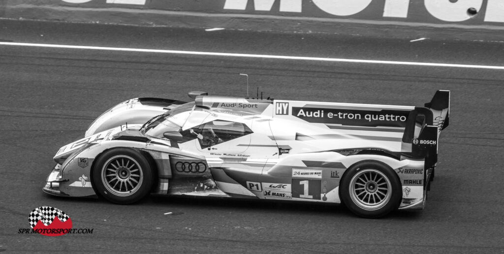 2012, Audi Sport Team Joest, Audi R18 E-Tron Quattro.