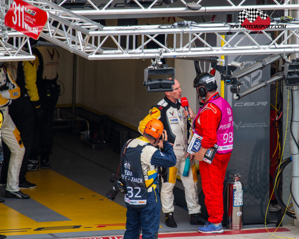 Ben Keating, Corvette Racing, Chevrolet Corvette C8.R (33)  / Joe Bradley, Radio Le Mans.