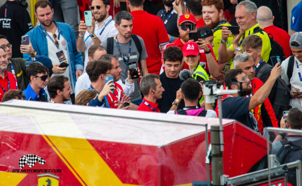 Ferrari F1 driver Charles Leclerc.