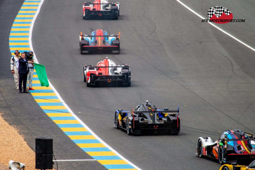 Toyota Gazoo Racing, Toyota GR010-Hybrid / Porsche Penske Motorsports, Porsche 963 / Toyota Gazoo Racing, Toyota GR010-Hybrid / Cadillac Racing, Cadillac V Series R.