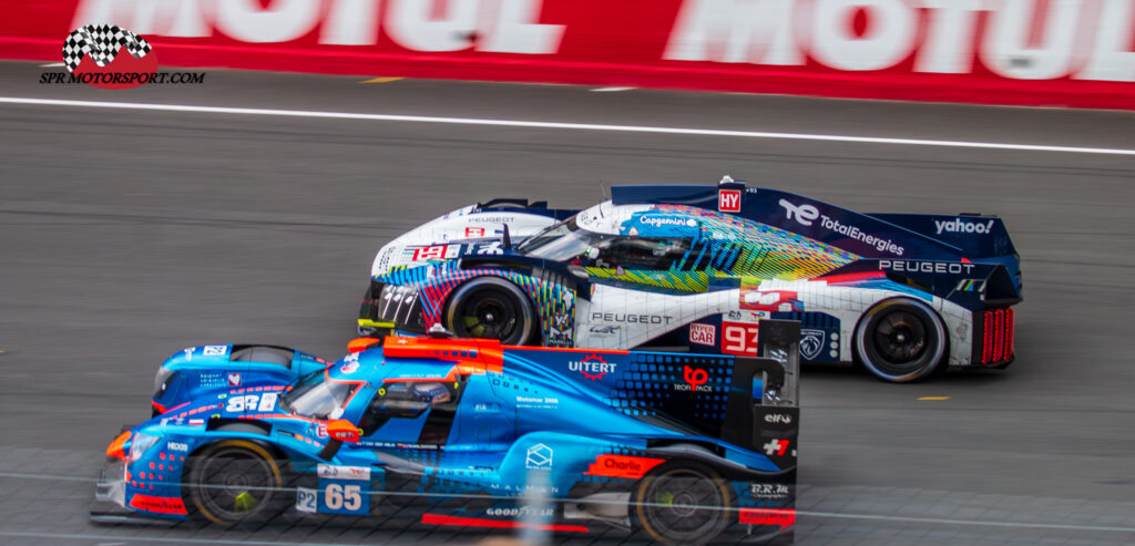 Panis Racing, Oreca 07 Gibson (65) / Peugeot Totalenergies, Peugeot 9X8 (93).