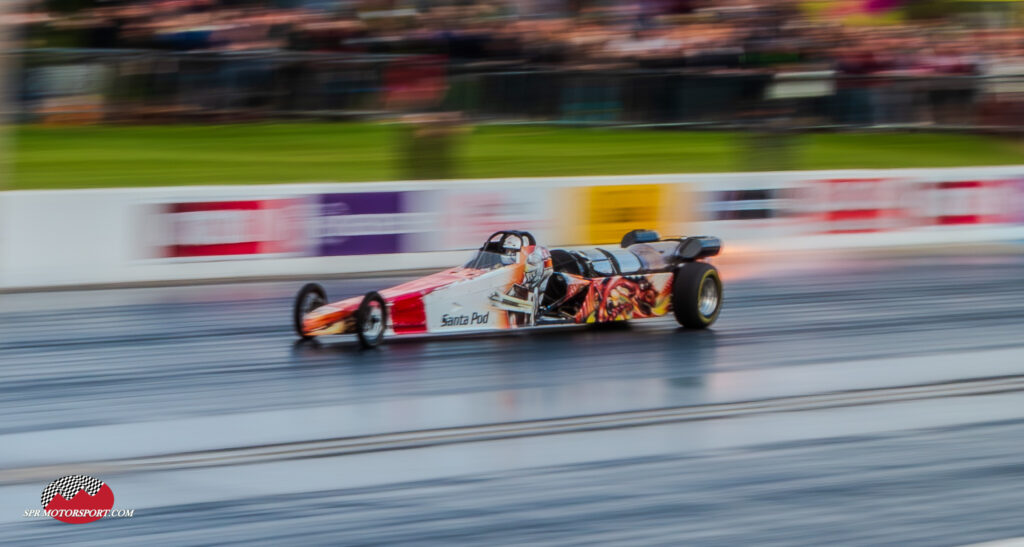 Santa Pod Jet Powered Dragster.