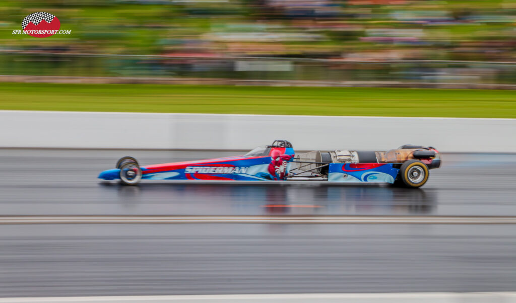 Spiderman Jet Dragster.