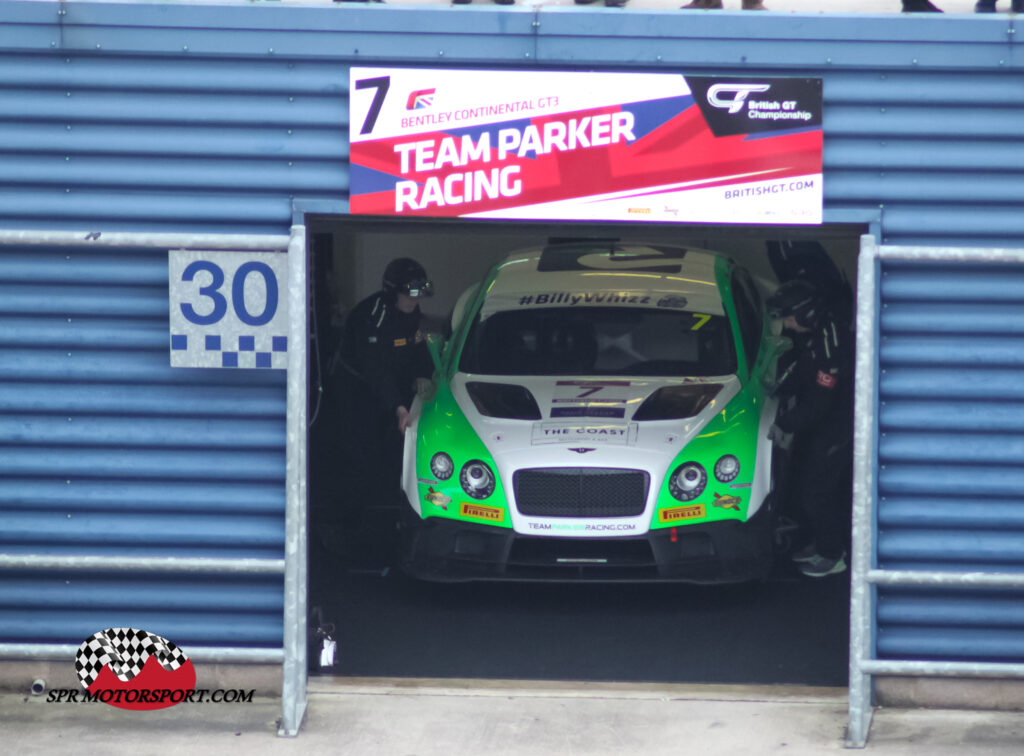 Team Parker Racing,  Bentley Continental GT3.