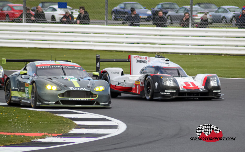 Aston Martin Racing, Aston Martin Vantage (95) / Porsche LMP Team, Porsche 919 Hybrid (1).