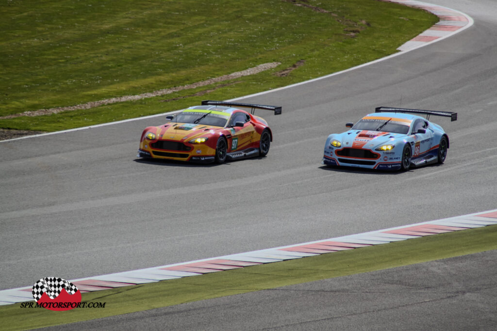 Aston Martin Racing, Aston Martin V8 Vantage GTE (96) / Aston Martin Racing, Aston Martin V8 Vantage GTE (97).