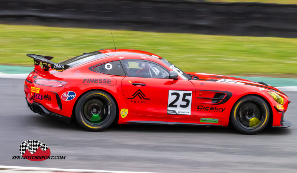 Car Gods with Ciceley Motorsport, Mercedes-AMG GT4.