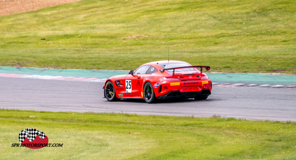 Car Gods with Ciceley Motorsport, Mercedes-AMG GT4.