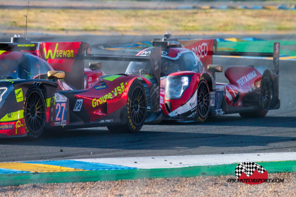 CD Sport, Ligier JSP217 Gibson (27) / WRT, Oreca 07 Gibson (31).