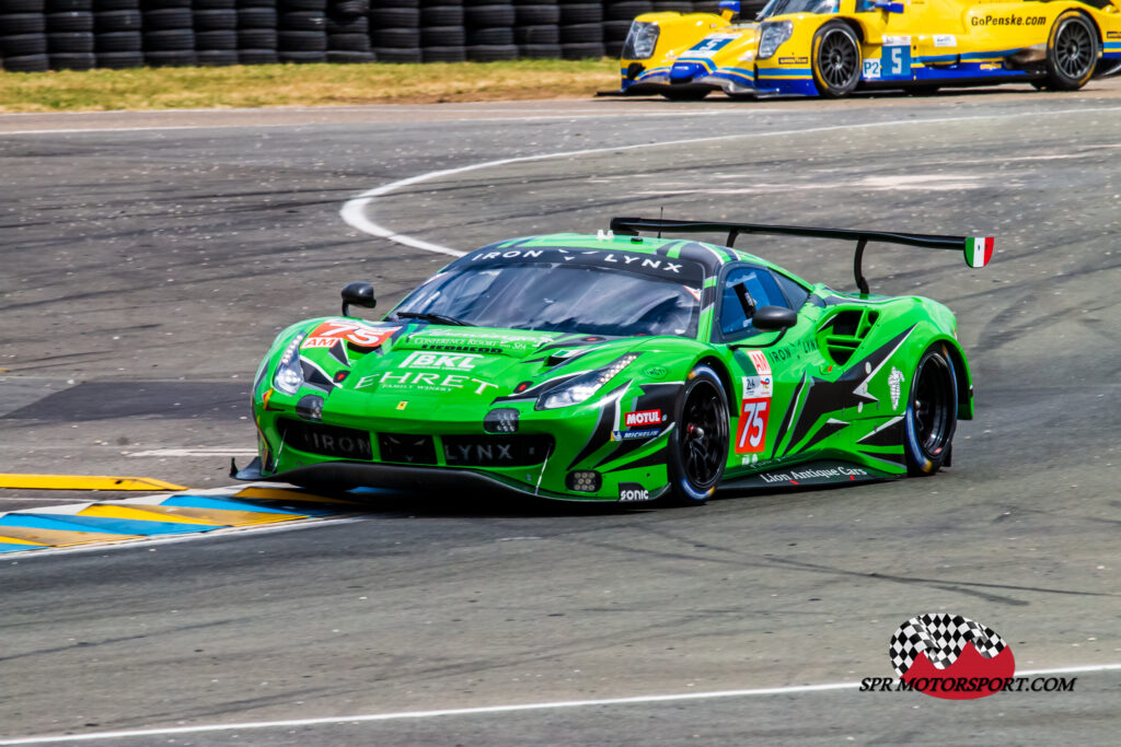 Iron Lynx, Ferrari 488 GTE Evo (75) / Team Penske, Oreca 07 Gibson (5).