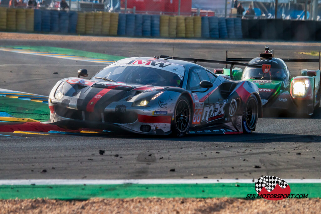 JMW Motorsport, Ferrari 488 GTE Evo (66) / Jota, Oreca 07 Gibson (38).