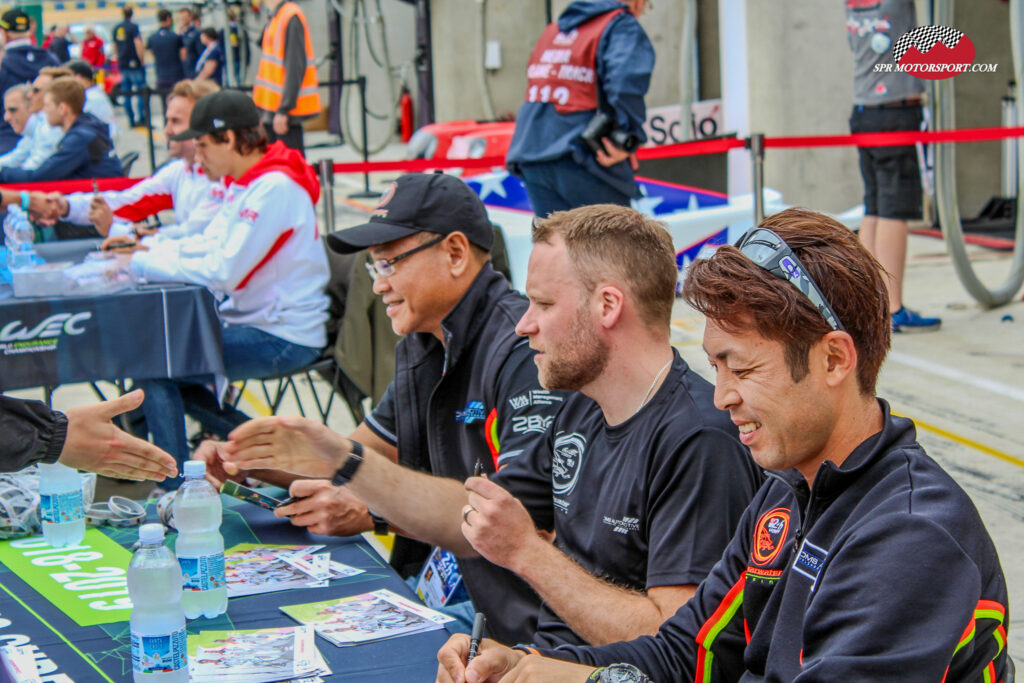 Weng Sun Mok / Matt Griffin / Keita Sawa, Clearwater Racing, Ferrari 488 GTE, #61.