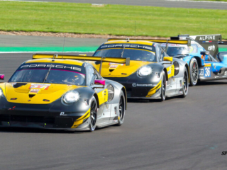 Team Project 1, Porsche 911 RSR (57 and 56) / Signatech Alpine Elf, Alpine A470  Gibson (36).