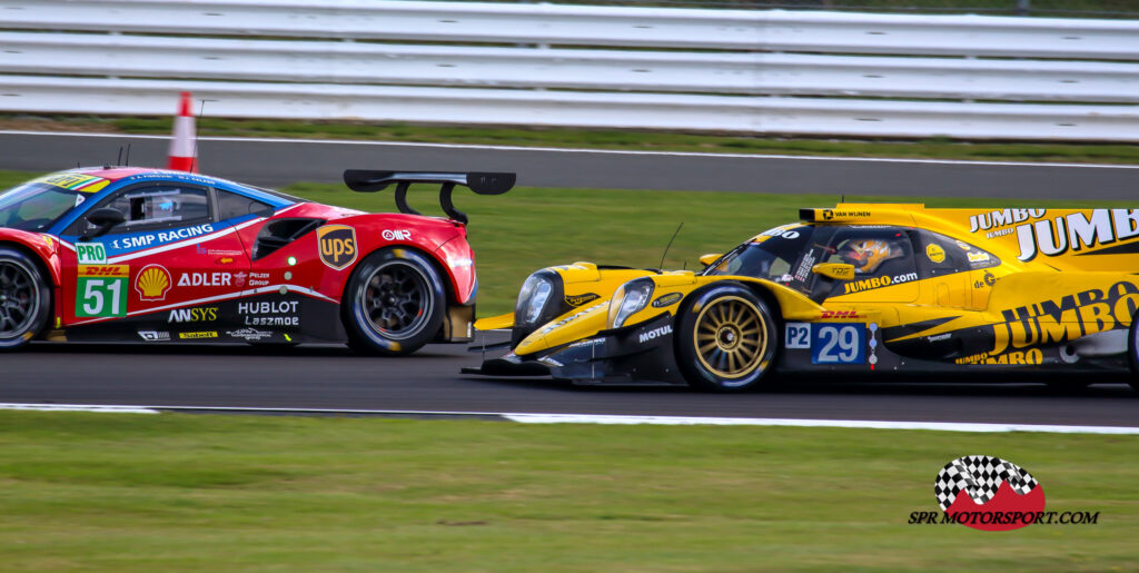 Racing Team Nederland, Oreca 07 Gibson (29) / AF Corse, Ferrari 488 GTE Evo (51).