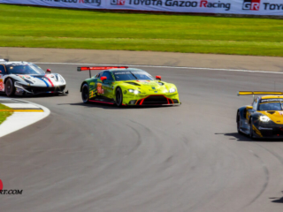 Team Project 1, Porsche 911 RSR (56) / Aston Martin Racing, Aston Martin Vantage AMR (98) / AF Corse, Ferrari 488 GTE Evo (83).