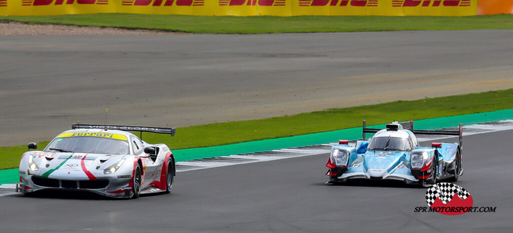 AF Corse, Ferrari 488 GTE Evo (54) / Cool Racing, Oreca 07 Gibson (42).