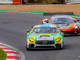 RAM Racing, Mercedes-AMG GT4 (17) / Garage 59, McLaren 720S GT3 Evo (77).