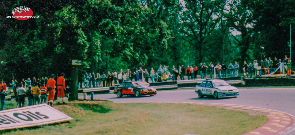 Andy Rouse, Kaliber Ford, Ford Sierra RS500 Cosworth (22) / Steve Soper, Eggenberger Motorsport, Ford Sierra RS500 Cosworth (6).