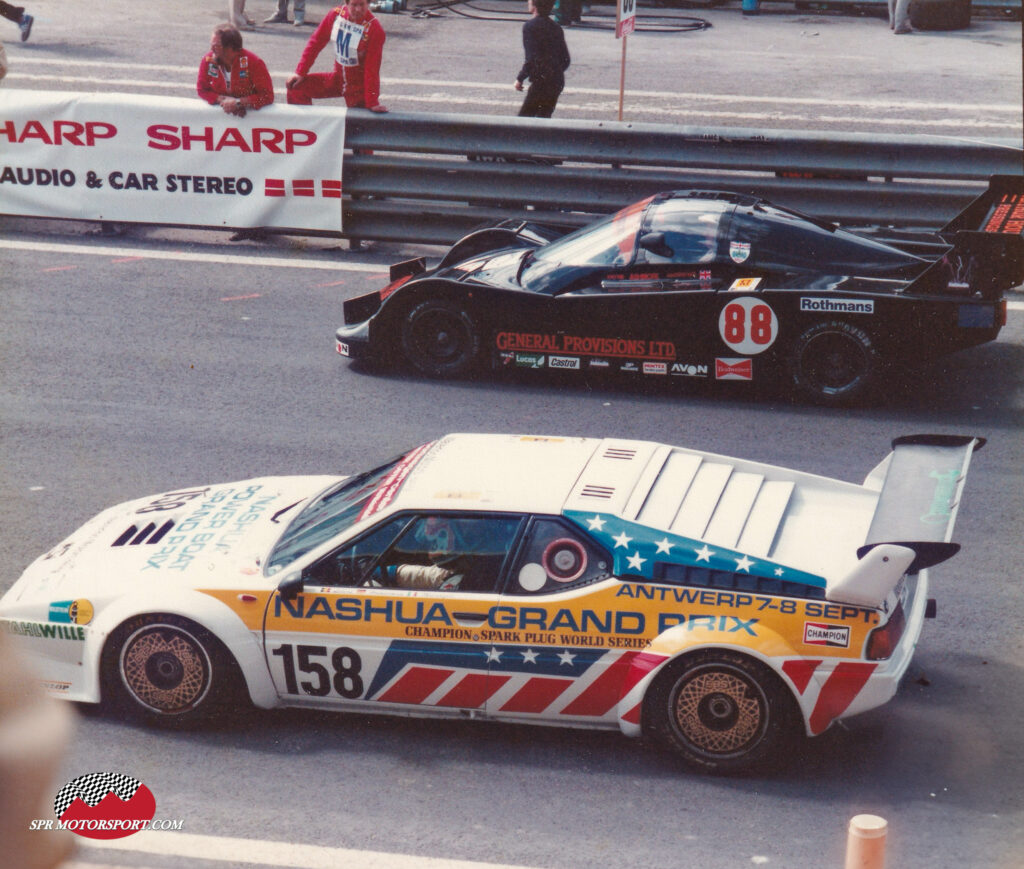 Sportwagen Center Dieter Oster, BMW M1 (158) / Arthur Hough Pressings, Ceekar 83J-1 1/Ford (88).