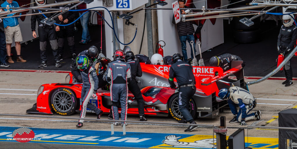 Colin Braun, (Out) / George Kurtz, (In) / Crowdstrike Racing by APR, Oreca 07-Gibson.